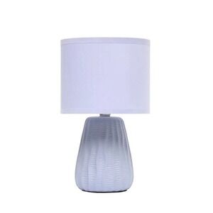 11.02" Traditional Mini Modern Ceramic Texture Pastel Accent Bedside Table Desk